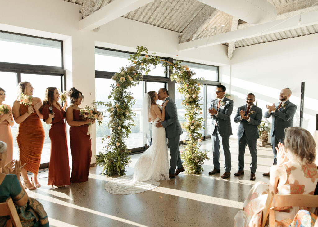 brooklyn grange wedding ceremony