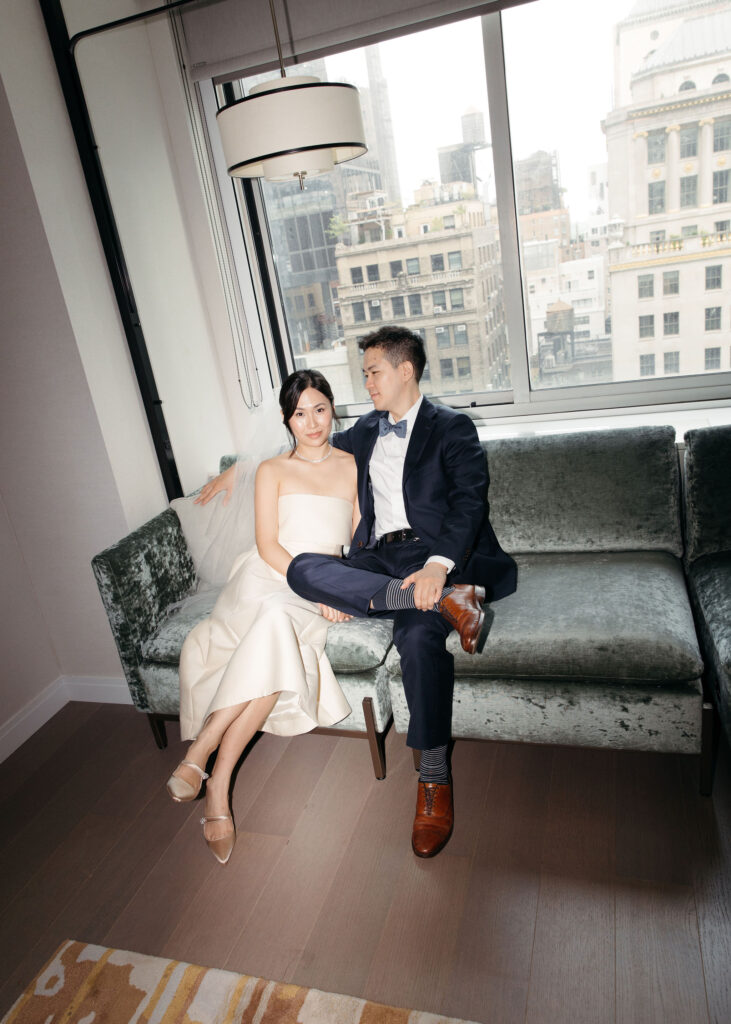 editorial style wedding photos at the hotel